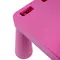 Стул детский со спинкой МАМОНТ розовый от 2 до 7 лет безвредный пластик