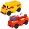 Машина игрушечная 1toy "Transcar Double: Грузовик – Пожарная машина" 8 см. блистер