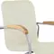 Кресло BRABIX "Samba CF-104" серый каркас накладки "бук" кожзам бежевый собрано