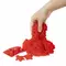 Песок для лепки кинетический Brauberg Kids красный 500 г. 2 формочки ведерко