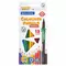 Карандаши цветные пластиковые Brauberg Premium 12 цветов + 1 чернографитный карандаш трехгранный корпус грифель 3 мм.