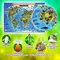 Карта мира "Животный и растительный мир" 101х69 см. интерактивная, в тубусе, Юнландия