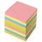 Блок для записей Офисмаг непроклеенный куб 9х9х9 см. цветной