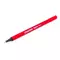 Ручка капиллярная (линер) Brauberg "Aero" красная трехгранная металлический наконечник линия письма 04 мм.