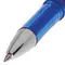 Ручка стираемая гелевая Staff "College GP-199" синяя хромированные детали узел 05 мм. линия письма 035 мм.