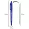 Ручка шариковая масляная автоматическая Brauberg "Sky Blue" синяя soft-touch узел 07 мм.