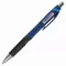 Ручка шариковая автоматическая с грипом Brauberg "Urban" синяя хромирированные детали узел 07 мм.