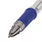 Ручка шариковая масляная с грипом Brauberg "i-Rite GT" синяя корпус прозрачный узел 07 мм.