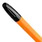 Ручка шариковая Brauberg "ULTRA ORANGE" черная узел 07 мм. чернила ГЕРМАНИЯ наконечник Швейцария