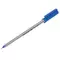 Ручка шариковая масляная Pensan синяя корпус прозрачный узел 07 мм.