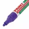 Маркер-краска лаковый (paint marker) 4 мм. фиолетовый БЕЗ КСИЛОЛА (без запаха) алюминий Brauberg Professional