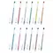Ручки гелевые блестки Brauberg "EXTRA" набор 12 цветов узел 07 мм. линия 05 мм.