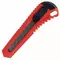 Нож канцелярский 18 мм. ОФИСМАГ "Classic" фиксатор корпус красный упаковка с европодвесом