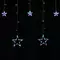 Электрогирлянда-занавес комнатная "Звезды" 3х05 м. 108 LED мультицветная 220 V Золотая Сказка