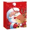 Пакет подарочный (1 шт.) новогодний 18х10х23 см. "Christmas Animals" ассорти Золотая Сказка