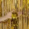 Дождик-занавес для праздника и фотозоны длина 2 м. ширина 1 м. золотистый Золотая Сказка