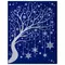 Украшение для окон и стекла Золотая Сказка "Дерево в снежинках" 30х38 см. ПВХ
