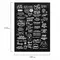 Фотоальбом 16х18 см. 20 черных листов обложка КРАФТ уголки/стикеры/ручка/клей BRG Black&Kraft