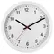 Часы настенные TROYKATIME (TROYKA) 75751701 круг белые белая рамка 28х28х4 см.