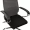 Кресло офисное BRABIX PREMIUM "Ultimate EX-800" хром плотная двойная сетка Х2 черное/серое