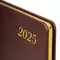 Еженедельник датированный 2025, А5, 145х215 мм, BRAUBERG "Iguana", под кожу, коричневый, 115959