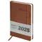 Ежедневник датированный 2025, А5, 138х213 мм, BRAUBERG "Pocket", под кожу, карман, держатель для ручки, коричневый, 115908