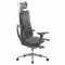 Кресло МЕТТА "YOGA" Y 4DT B2-14D, адаптивная спинка, 3D-подголовник, сверхпрочная сетка, черное